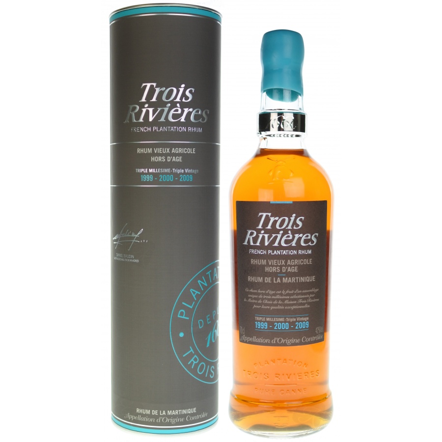 Trois Rivières Vieux Triple Millésime / étui - 70cl